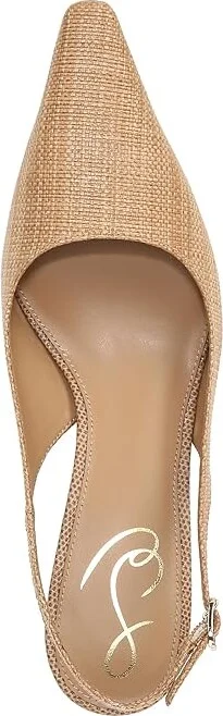 Sam Edelman Bianka Sling Women's Shoes Tan : 10.5 M, Synthetic - Image 2