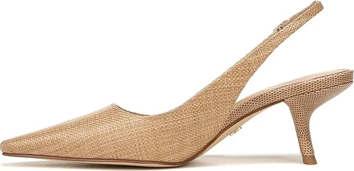 Sam Edelman Bianka Sling Women's Shoes Tan : 10.5 M, Synthetic - Image 5