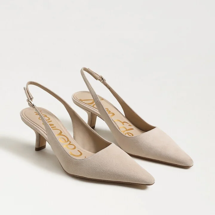 Sam Edelman Bianka Slingback Pump Cappuccino Suede