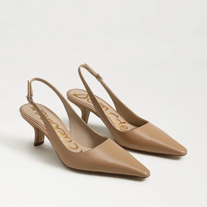 Sam Edelman Bianka Slingback Pump French Sand Leather