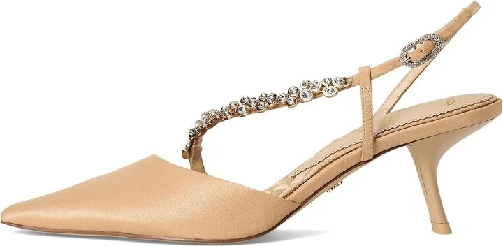 Sam Edelman Bonnie Women's Dress Flat Shoes Ecru : 9 M, Synthetic/Textile - Image 6