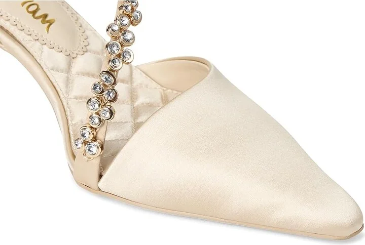 Sam Edelman Bonnie Women's Dress Flat Shoes Modern Ivory : 11 M, Synthetic/Textile - Image 7