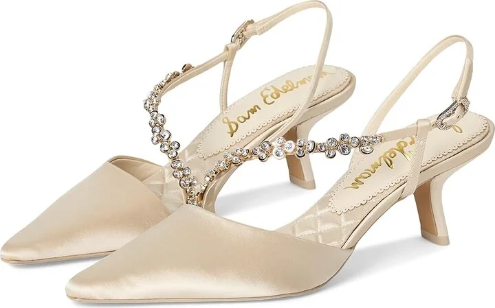 Sam Edelman Bonnie Women's Dress Flat Shoes Modern Ivory : 11 M, Synthetic/Textile