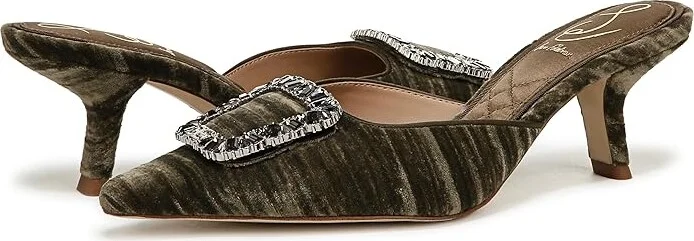 Sam Edelman Brit Glow High Women's Heels Winter Moss Crystal : 8.5 M, Leather/Rubber - Image 4