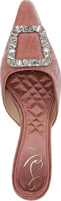 Sam Edelman Brit Glow High Women's Heels Winter Peony Crystal : 6.5 M, Leather/Rubber - Image 2