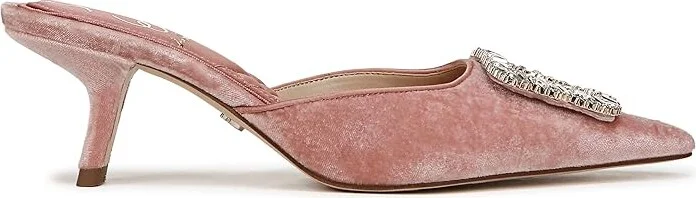 Sam Edelman Brit Glow High Women's Heels Winter Peony Crystal : 6.5 M, Leather/Rubber - Image 6