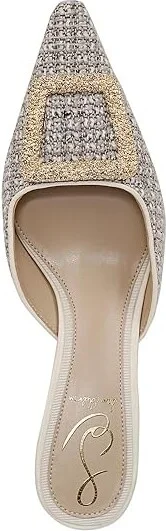 Sam Edelman Brit Women's Shoes Ivory Boucle : 11 M, Leather - Image 2