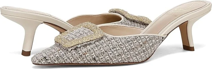 Sam Edelman Brit Women's Shoes Ivory Boucle : 11 M, Leather - Image 4