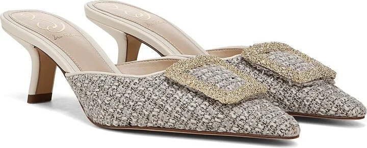 Sam Edelman Brit Women's Shoes Ivory Boucle : 11 M, Leather