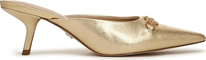 Sam Edelman Brynne High Women's Heels Amber Gold : 10 M, Leather - Image 7