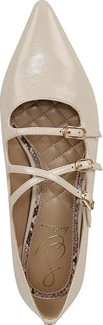 Sam Edelman Cass Women's Flat Shoes Alpine Ivory : 9 M, Leather/Rubber - Image 2