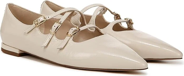 Sam Edelman Cass Women's Flat Shoes Alpine Ivory : 9 M, Leather/Rubber