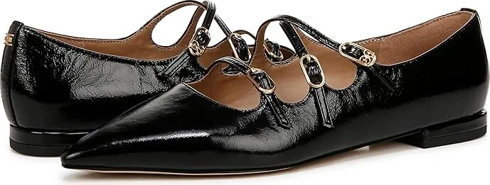 Sam Edelman Cass Women's Flat Shoes Black Leather : 7.5 M, Leather/Rubber - Image 4