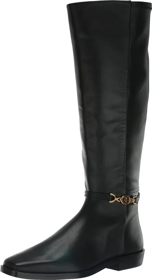 Black Leather Athletic Calf