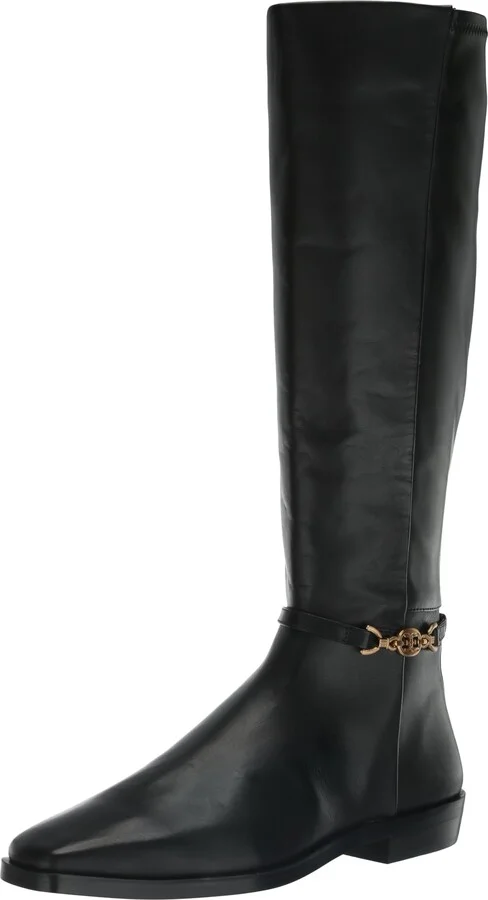 Sam Edelman Clive Knee High Boot Black Leather 9 Medium