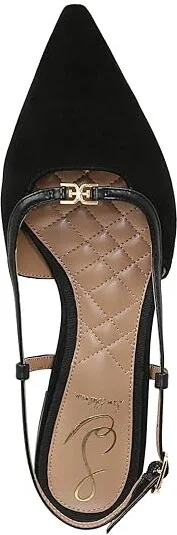 Sam Edelman Cohen Women's Flat Shoes Black Suede : 9 M, Leather - Image 2