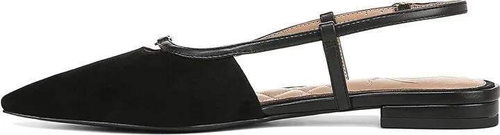 Sam Edelman Cohen Women's Flat Shoes Black Suede : 9 M, Leather - Image 5