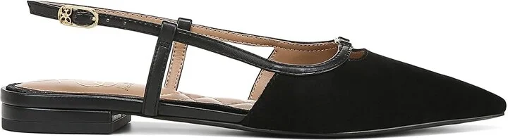 Sam Edelman Cohen Women's Flat Shoes Black Suede : 9 M, Leather - Image 6