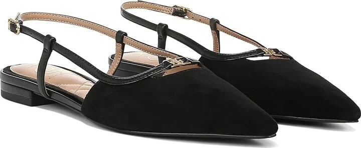 Sam Edelman Cohen Women's Flat Shoes Black Suede : 9 M, Leather