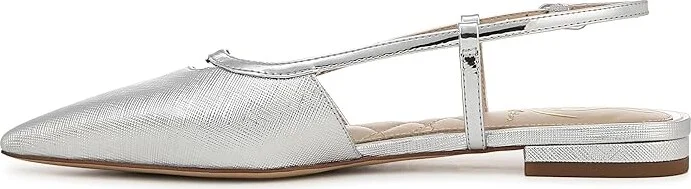 Sam Edelman Cohen Women's Flat Shoes Soft Silver : 8 M, Leather - Image 5