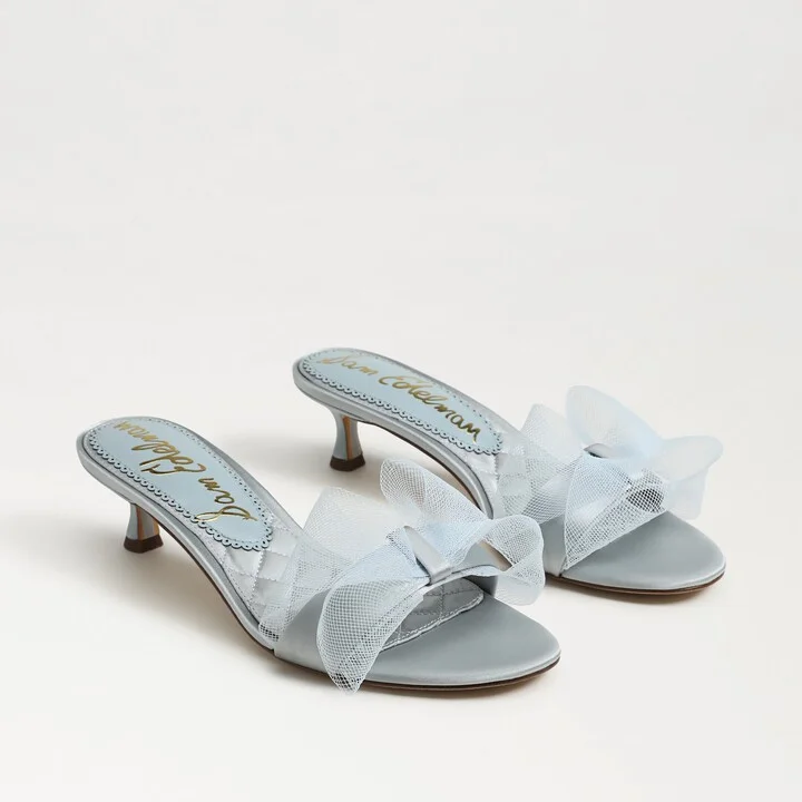 Sam Edelman Corrie Dress Sandal Cape Blue Satin