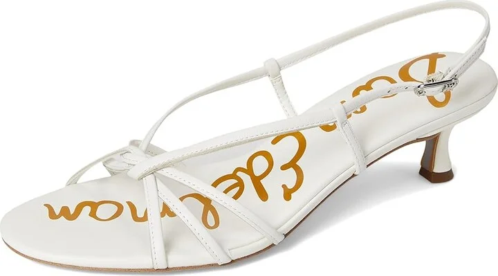 Sam Edelman Cressa Women's Sandals Bright White : 5 M, Leather/Rubber - Image 5