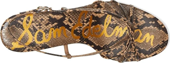 Sam Edelman Cressa Women's Sandals Cyprus Tan : 5.5 M, Leather/Rubber - Image 2