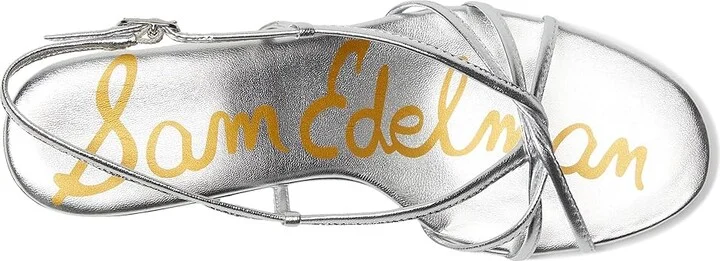 Sam Edelman Cressa Women's Sandals Soft Silver : 8 M, Leather/Rubber - Image 2