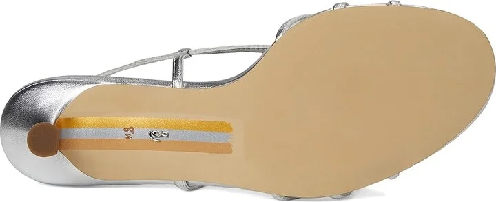 Sam Edelman Cressa Women's Sandals Soft Silver : 8 M, Leather/Rubber - Image 3