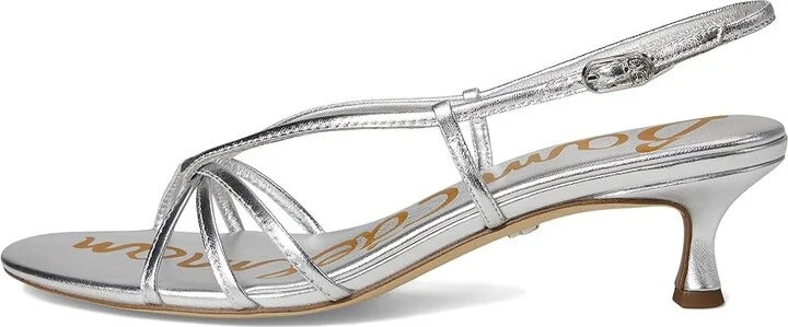 Sam Edelman Cressa Women's Sandals Soft Silver : 8 M, Leather/Rubber - Image 6