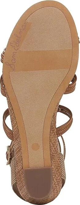 Sam Edelman Danica Women's Sling Back Shoes Saddle/Chai Cream : 7 M - Image 3