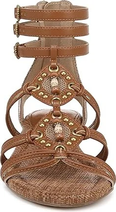 Sam Edelman Danica Women's Sling Back Shoes Saddle/Chai Cream : 7 M - Image 4