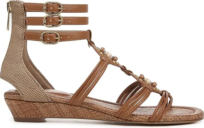 Sam Edelman Danica Women's Sling Back Shoes Saddle/Chai Cream : 7 M - Image 6