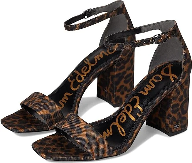 Sam Edelman Daniella Women's Shoes Leopard Brown : 7.5 M, Leather