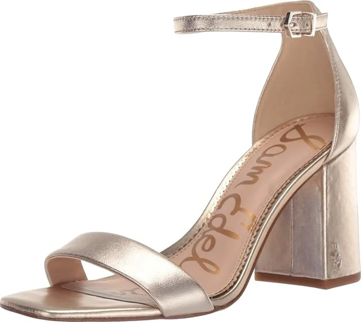 Sam Edelman Daniella Women's Shoes Molten Gold Soft Metallic Sheep Leather : 14 M - Image 2
