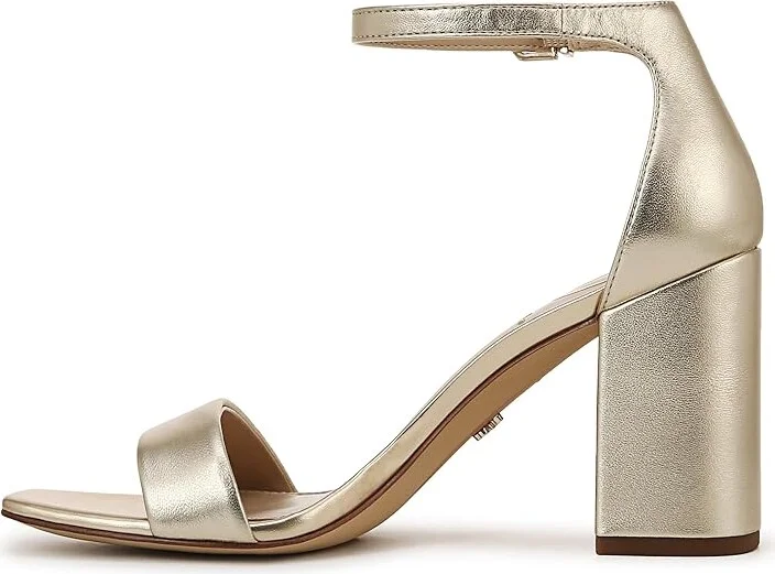 Sam Edelman Daniella Women's Shoes Molten Gold Soft Metallic Sheep Leather : 14 M - Image 7