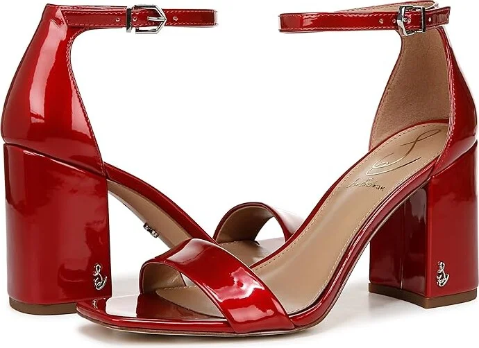 Sam Edelman Daniella Women's Shoes Passion Red : 9.5 M, Leather - Image 4