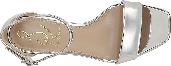 Sam Edelman Daniella Women's Shoes Soft Silver Specchio : 9.5 M, Leather - Image 2