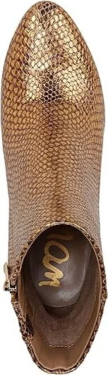 Sam Edelman Daria Women's Boots Medallion Gold Snake : 6 M, Leather - Image 2