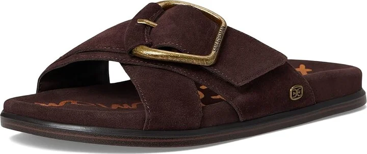 Sam Edelman Darla Women's Sandals Cafe Noir : 5.5 M, Leather - Image 5