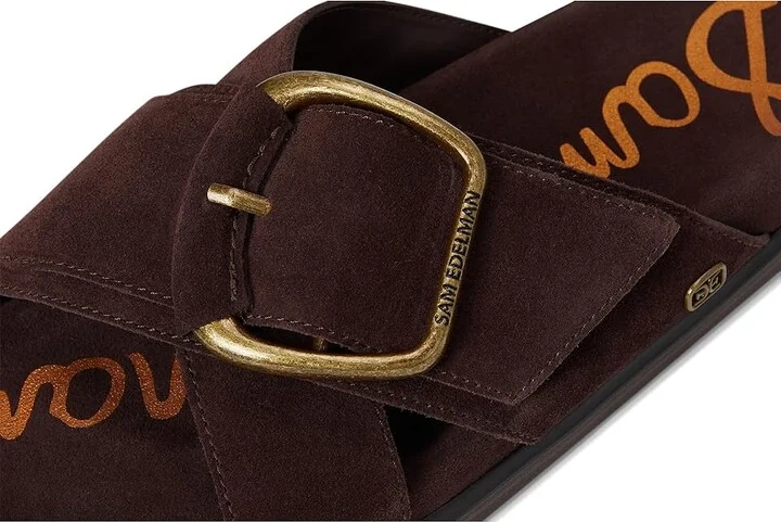 Sam Edelman Darla Women's Sandals Cafe Noir : 5.5 M, Leather - Image 7