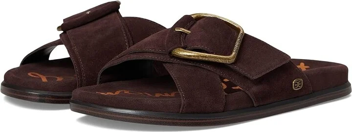 Sam Edelman Darla Women's Sandals Cafe Noir : 5.5 M, Leather