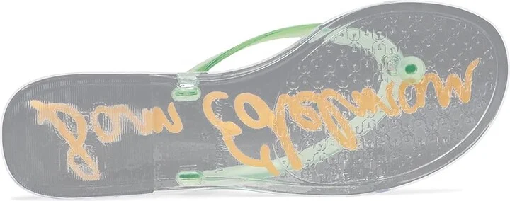 Sam Edelman Dean High Women's Heels Clear Green : 9 M, Rubber - Image 3