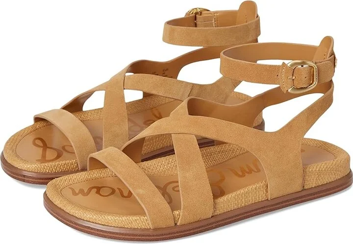 Sam Edelman Delia Women's Sandals Sand Dune : 7.5 M, Leather
