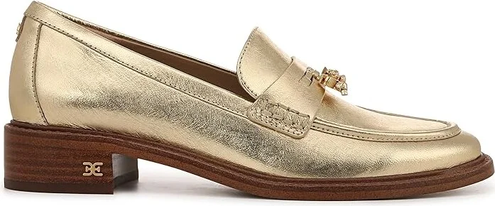 Sam Edelman Denise Women's Flat Shoes Amber Gold : 7.5 M, Leather/Rubber - Image 6