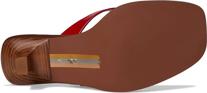 Sam Edelman Dollie Women's Sandals Bright Summer Red : 8 M, Leather - Image 3