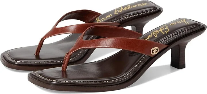 Sam Edelman Dollie Women's Sandals Burnt Brandy : 10 M, Leather