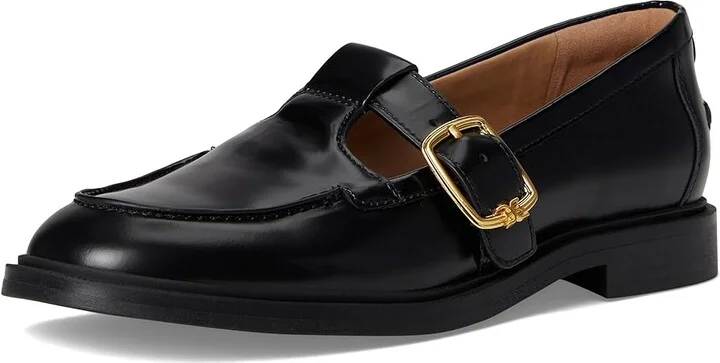 Sam Edelman Elaina Women's Flat Shoes Black Leather : 5.5 M - Image 5