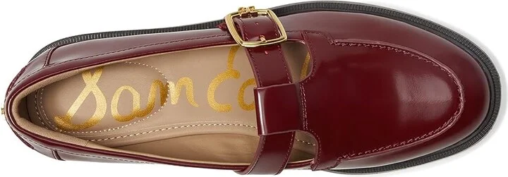 Sam Edelman Elaina Women's Flat Shoes French Merlot : 5 M - Image 2