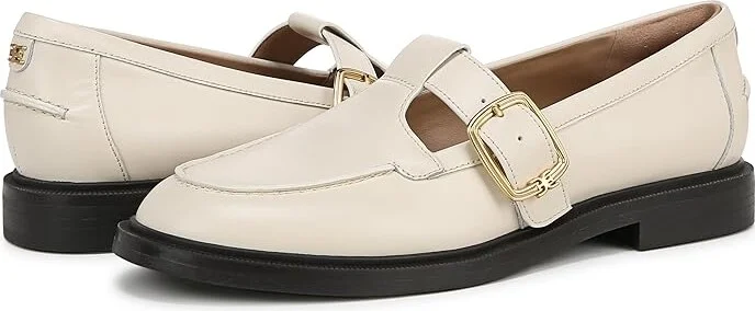 Sam Edelman Elaina Women's Flat Shoes Modern Ivory : 8.5 M, Leather - Image 4